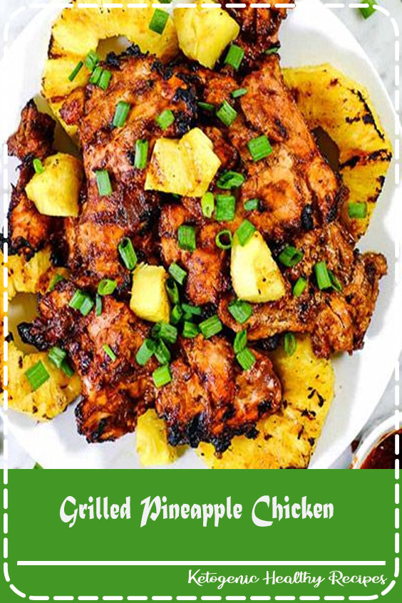 This Paleo + Whole30 grilled pineapple chicken has a smoky barbecue flavor, with a hint of sweetness and juicy grilled pineapple for a healthy summer dinner! This Paleo + Whole30 grilled pineapple chicken has a smoky barbecue flavor, with a hint of sweetness and juicy grilled pineapple for a healthy summer dinner!