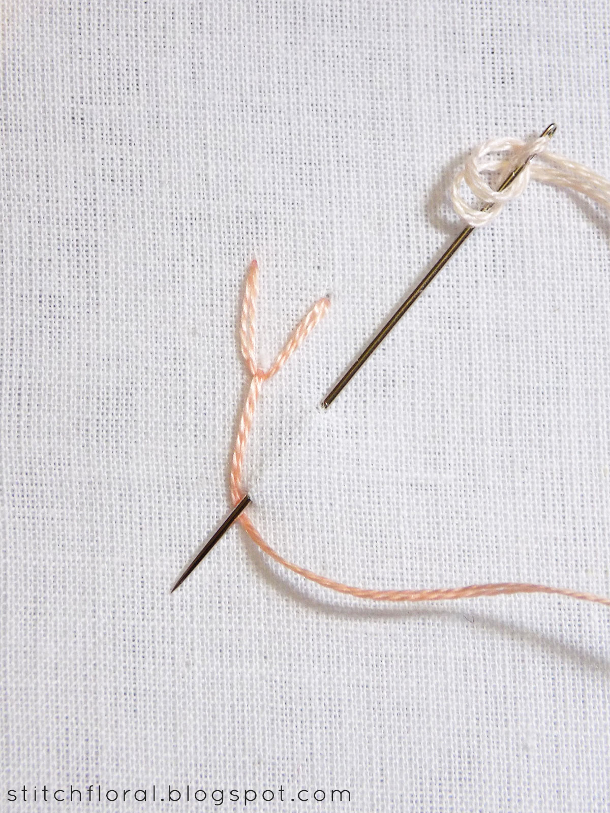 Feather stitch variations Stitch Floral
