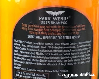 Park Avenue Beer Shampoo