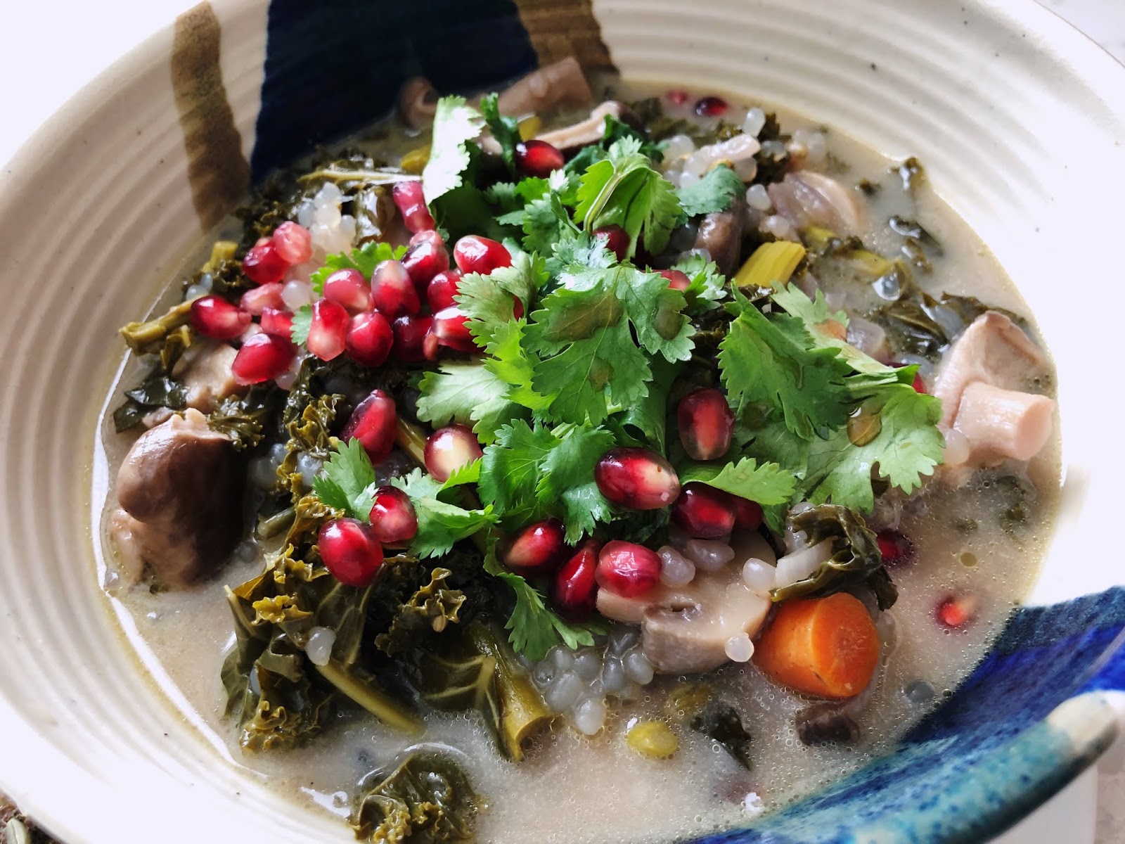 cozy konjac root rice & vegetable soup – Act One Art