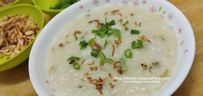 Resepi Mudah Pressure Cooker | Bubur Nasi