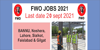 Frontier Works Department (FWO) JOBS 2021