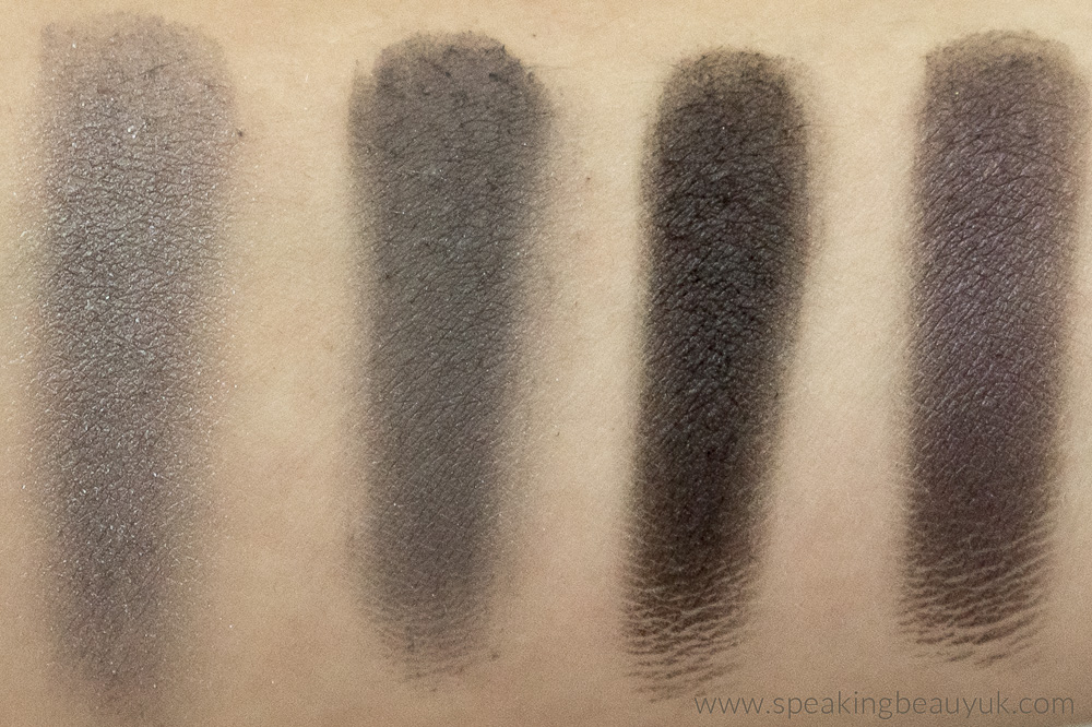 Urban Decay Naked Smoky Palette swatches