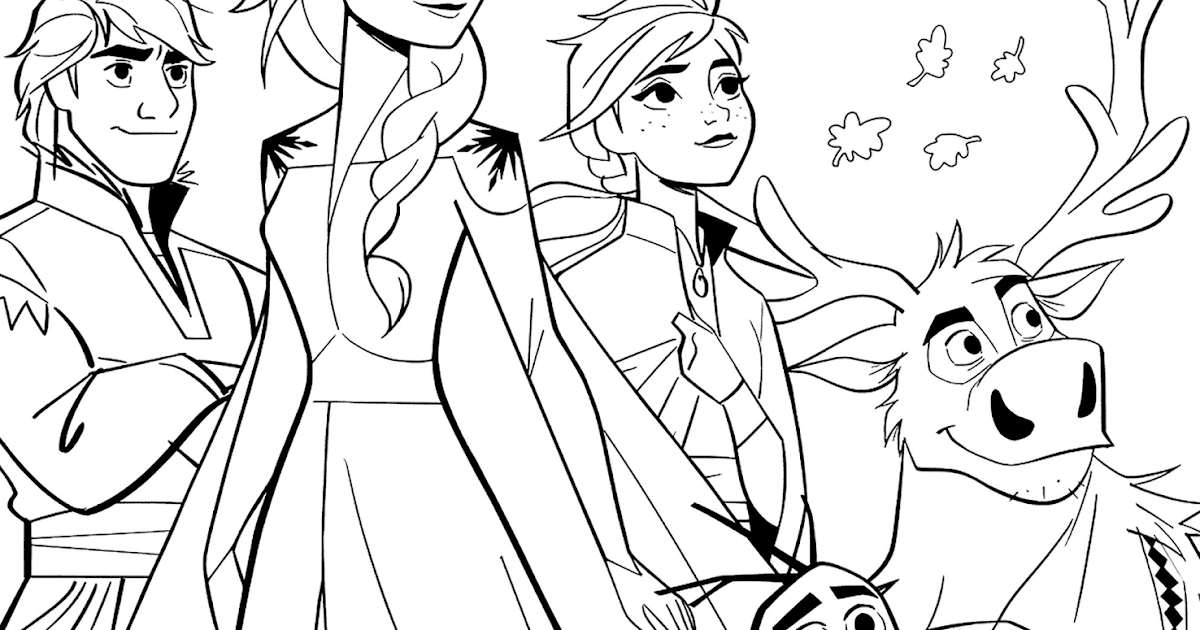 kumpulan gambar mewarnai frozen 