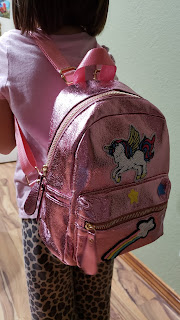 Unicorn backpack for small and big girls