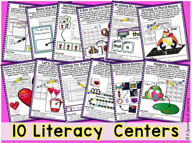 February Centers - 10 Literacy Center 1