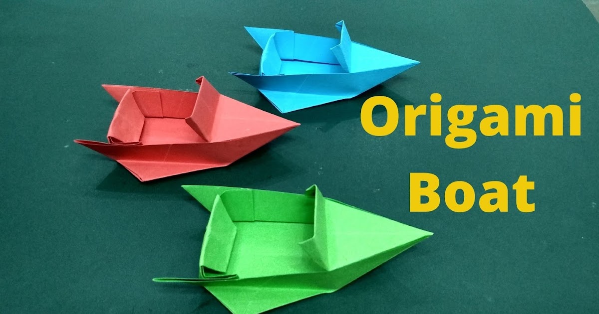 How To Make A Paper Boat That Floats Diy Mini Paper Boat That Floats