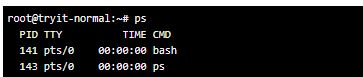 Analysis from Output of the ps command Analysis from Output of the ps command