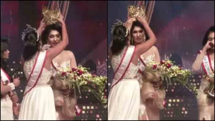 Video: Mrs Sri Lanka winner suffers head injuries after Mrs World strips off her crown over divorce claim, Srilanka, News, Winner, Facebook, Controversy, Probe, Video, Injured, World
