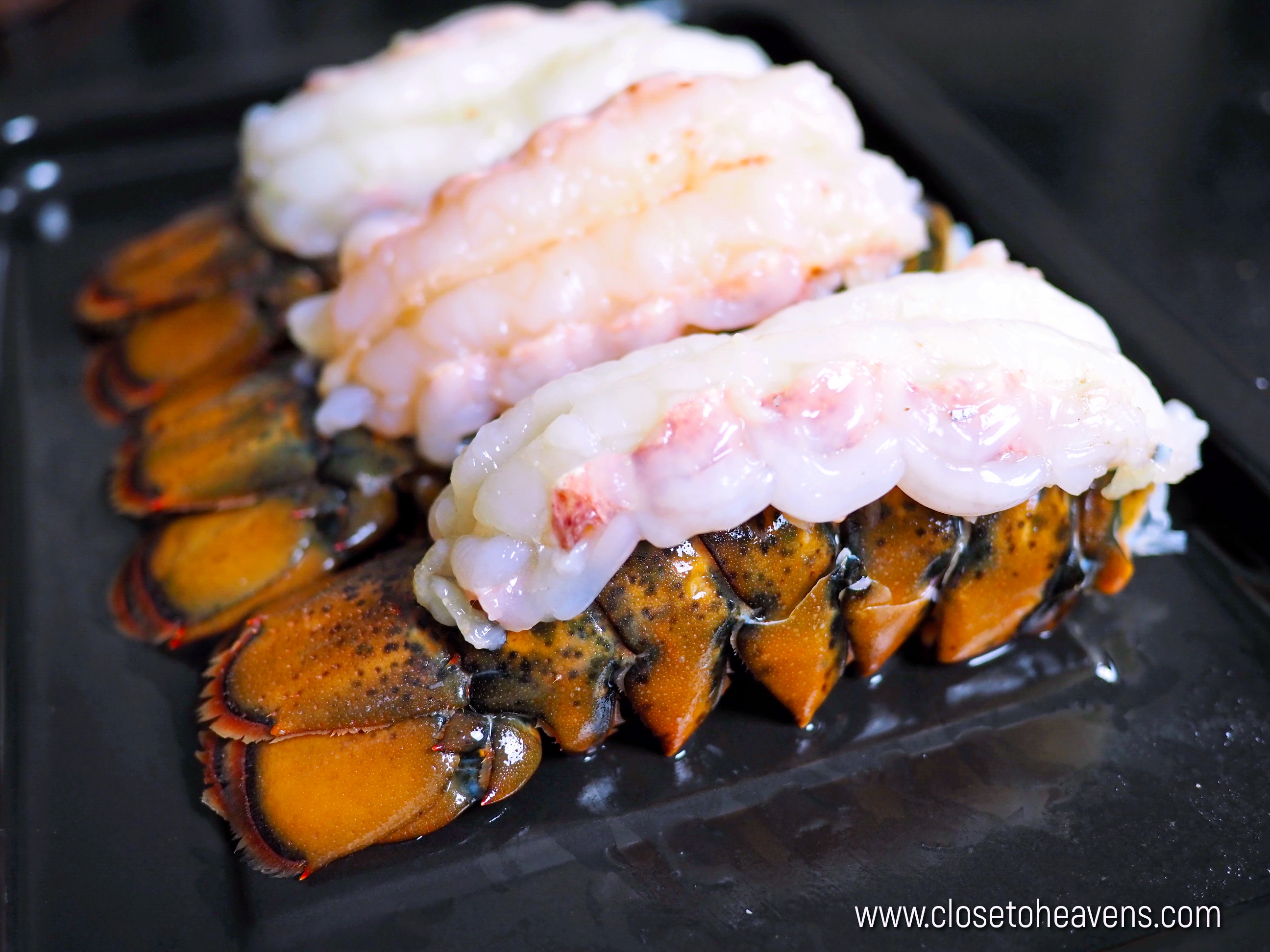 Garlic Butter Lobster Tails recipe สูตรหางกุ้ง ล็อบสเตอร์อบเนยกระเทียม