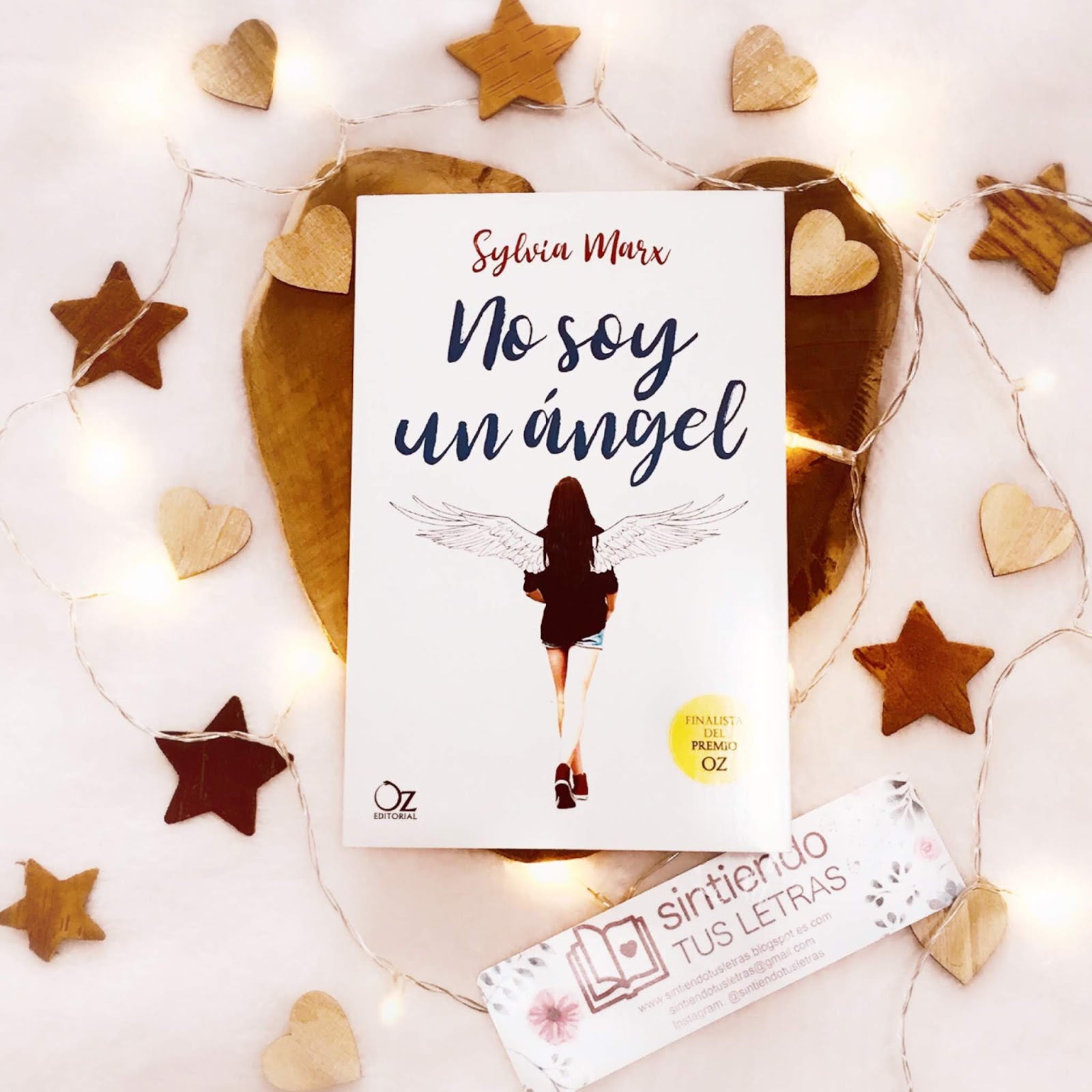 Reseña de la novela "No soy un ángel" de Sylvia Marx SintiendoTusLetras