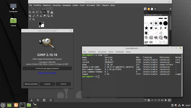 Come installare pacchetti in formato snap su Linux Mint 20 4