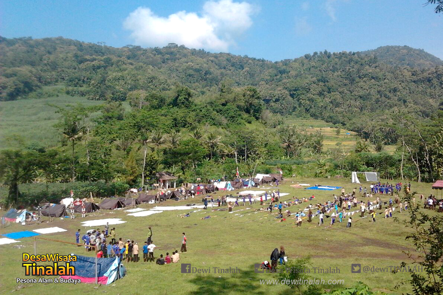 Camping Area Di Kulon Progo Yogyakarta Desa Wisata Tinalah