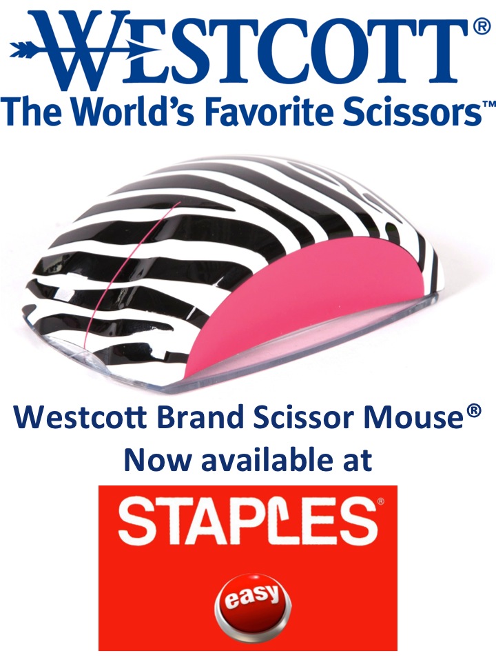 Westcott Brand Scissor Mouse now available at STAPLES!