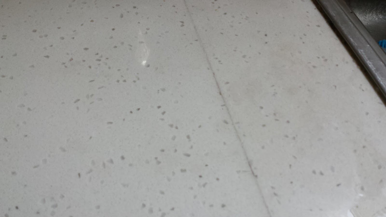 This Little Yellow House. Tip for cleaning engineered stone benchtops