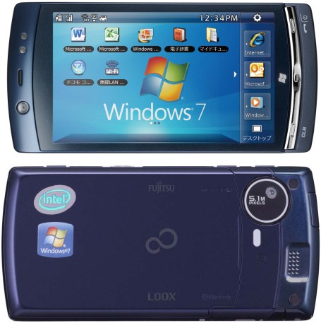 Smartphone Fujitsu LOOX Dual-boot Symbian dan Windows