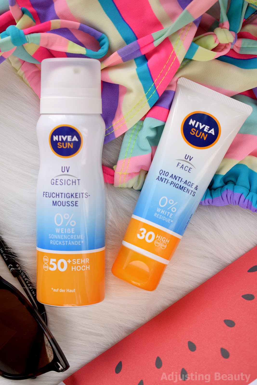Flipper Booth geluid Review: Nivea Sun UV Face Moisture Mousse and Q-10 Anti-Age and  Anti-Pigments SPF - Adjusting Beauty