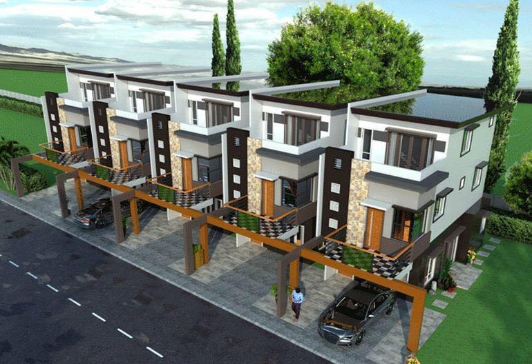 ONE DURBAN 3 Bedroom House with Balcony & Roofdeck, at Villa Toledo Sta Rosa Laguna infront of