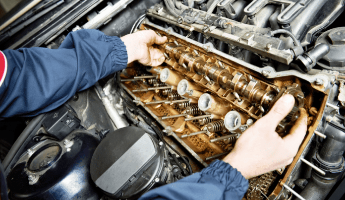 What does a camshaft do?