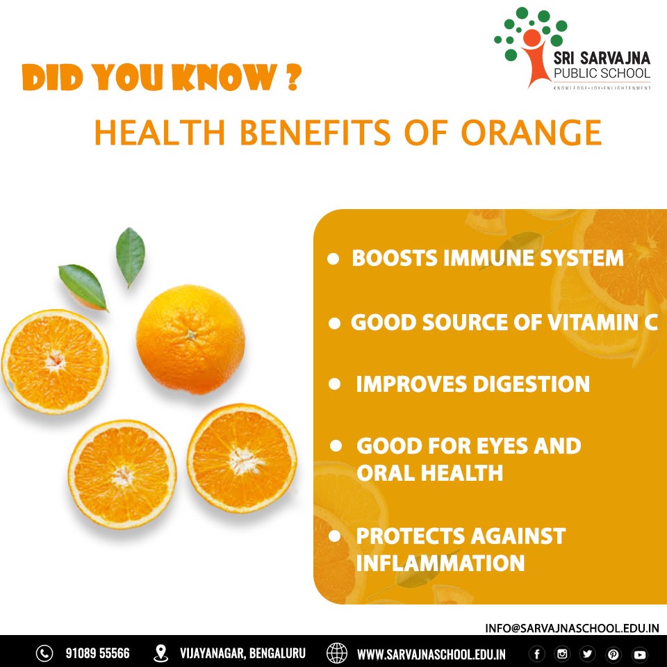 Sri Sarvajna Public School Orange benefits