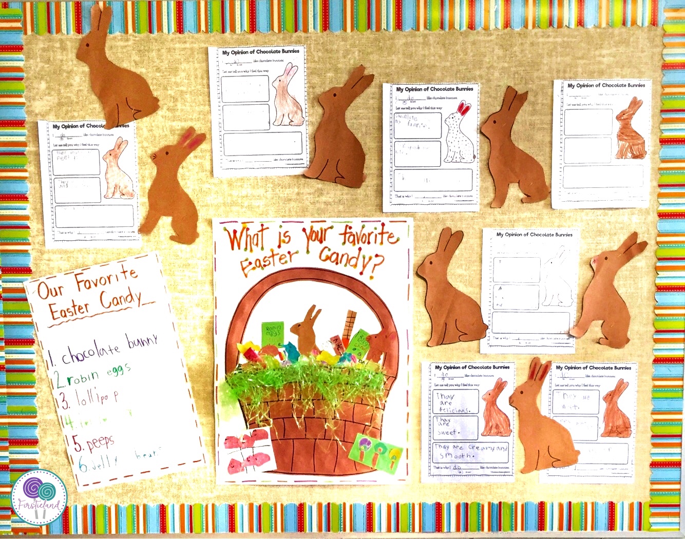 Easter Writing Choice Board : Easter Bulletin Board & Writing Activity