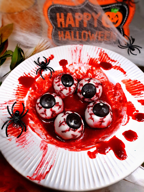 YEUX HALLOWEEN _ energy balls proteinees au chocolat & puree de cacahuetes_sans gluten