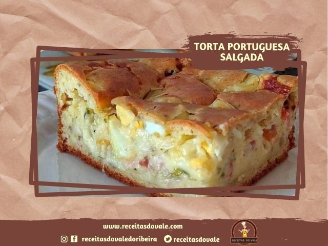 Receita de Torta Portuguesa Salgada