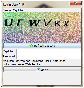 password akun pkp