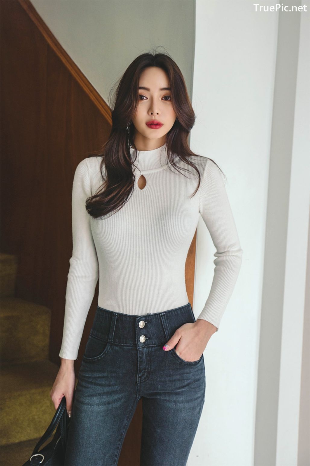 Image-Korean-Fashion-Model-Kim-Bo-Ram-Jeans-Set-Collection-TruePic.net- Picture-32