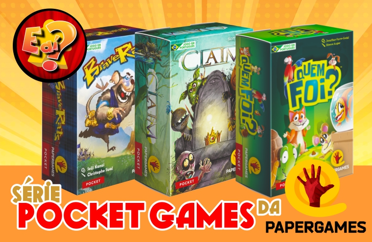 Quem foi? Jogo de cartas Pocket PaperGames