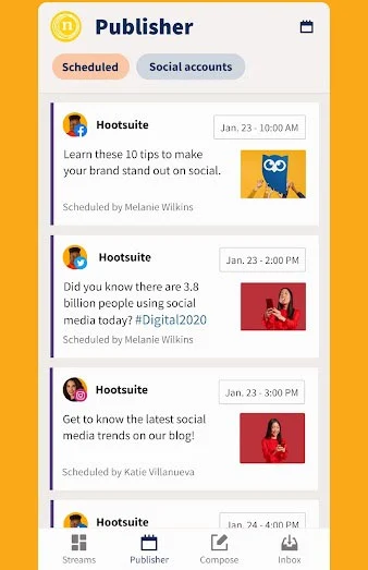 Hootsuite Social Media Marketing app: eAskme