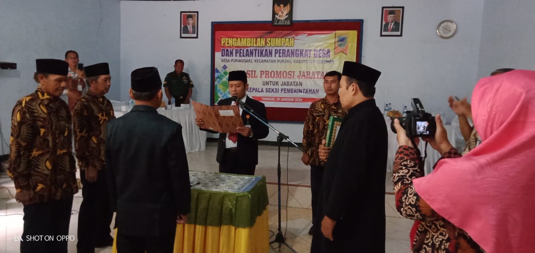 Hadiri Pelantikan Perangkat Desa Ini Pesan Babinsa Purwosari Indonesia Media Center