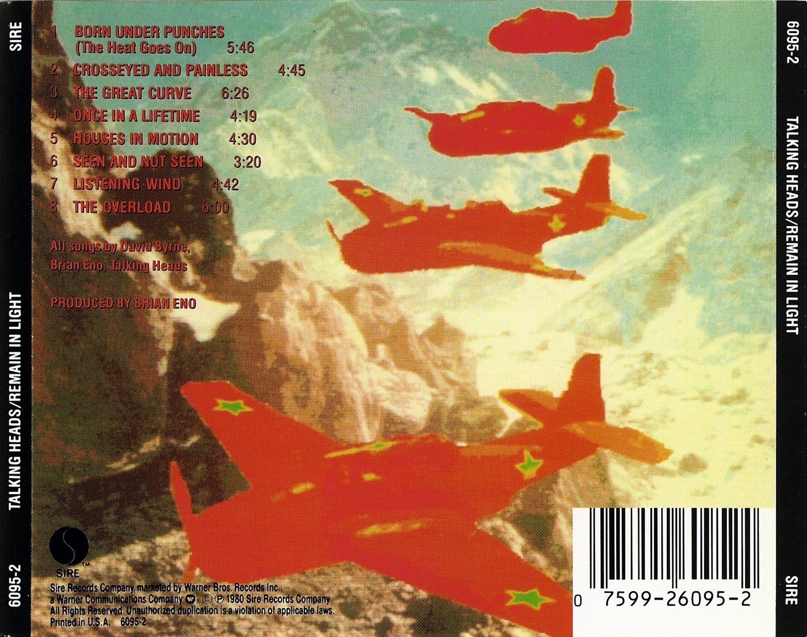 Classic Rock Covers Database Talking Heads Remain in Light (1980)