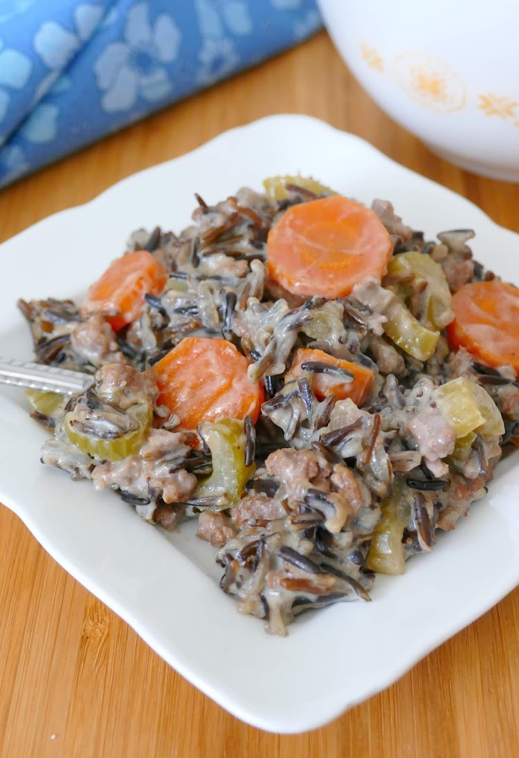 Minnesota Ground Beef and Wild Rice Hotdish Recipe