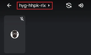 tap the metting code