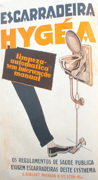 Propaganda da Escarradeira Hygéa, em 1926.