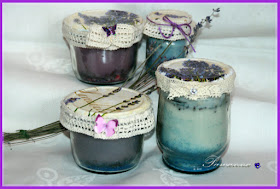 lavender, lavender and bee, lavender and butterfly, lavender candles, lawenda, owady na lawendzie, lawendowe świeczki, decoupage na słoikach