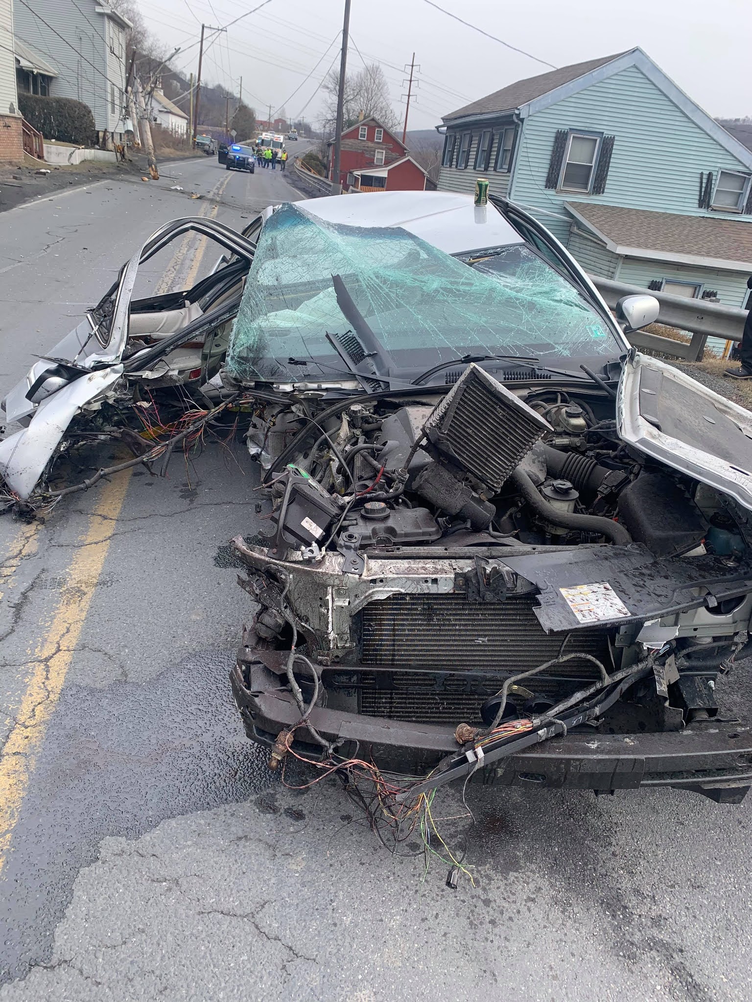 Road Closed Thursday Afternoon Due to Crash near Mahanoy City