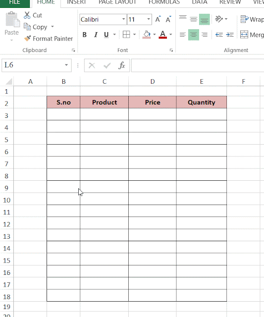 Do the Data Entry in your Excel WorkSheet in a right way!