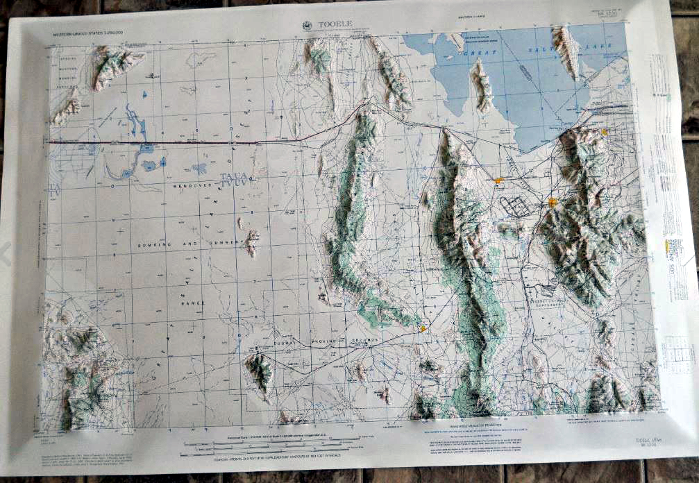 Just A Car Guy Army topography map Bonneville Salt Flats Great Salt