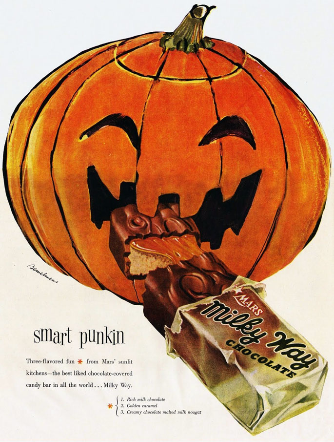 25 Fun and Interesting Vintage Halloween Ads From Between the 1930s and