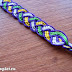 DIY Friendship Bracelet in Leaf Pattern