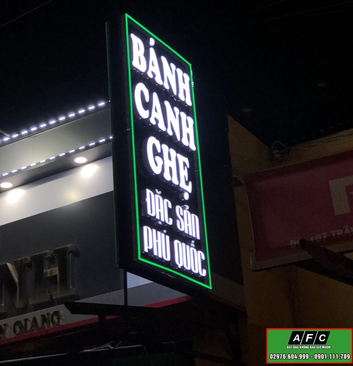 Làm bảng hiệu hộp đèn phú quốc