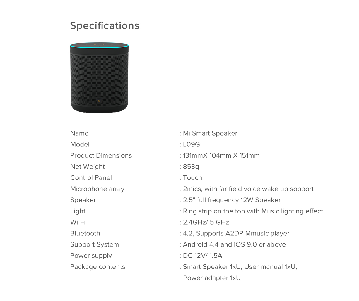 Xiaomi Mi Smart Speaker 4pda