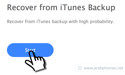Recover from iTunes Backup