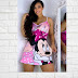 PIJAMAS COLOMBIANA | MUJER MINNIE ROSA