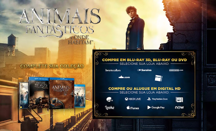 Conheça as edições em DVD e Blu-ray de 'Animais Fantásticos e Onde Habitam'! | Ordem da Fênix Brasileira