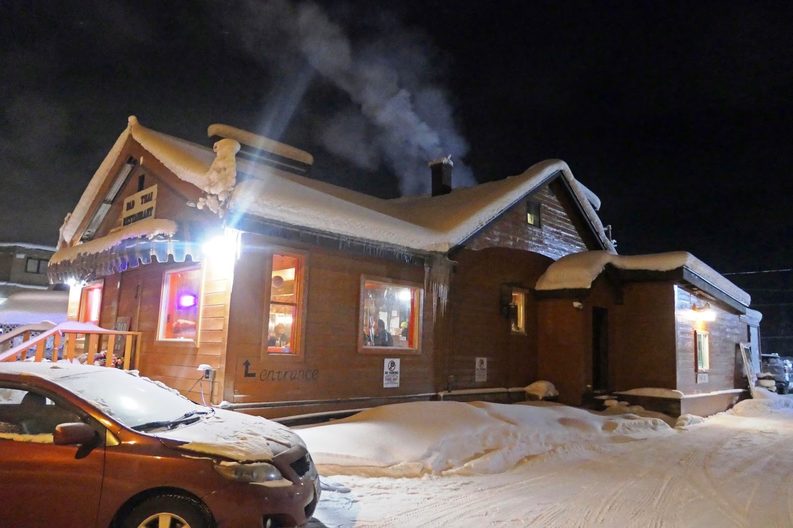 the viewing deck Extremely Cold (36'C) Short Visit in Fairbanks, Alaska
