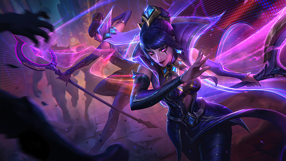 Championship, LeBlanc, LoL, Splash Art, 8K, #7.2681 Wallpaper PC Desktop