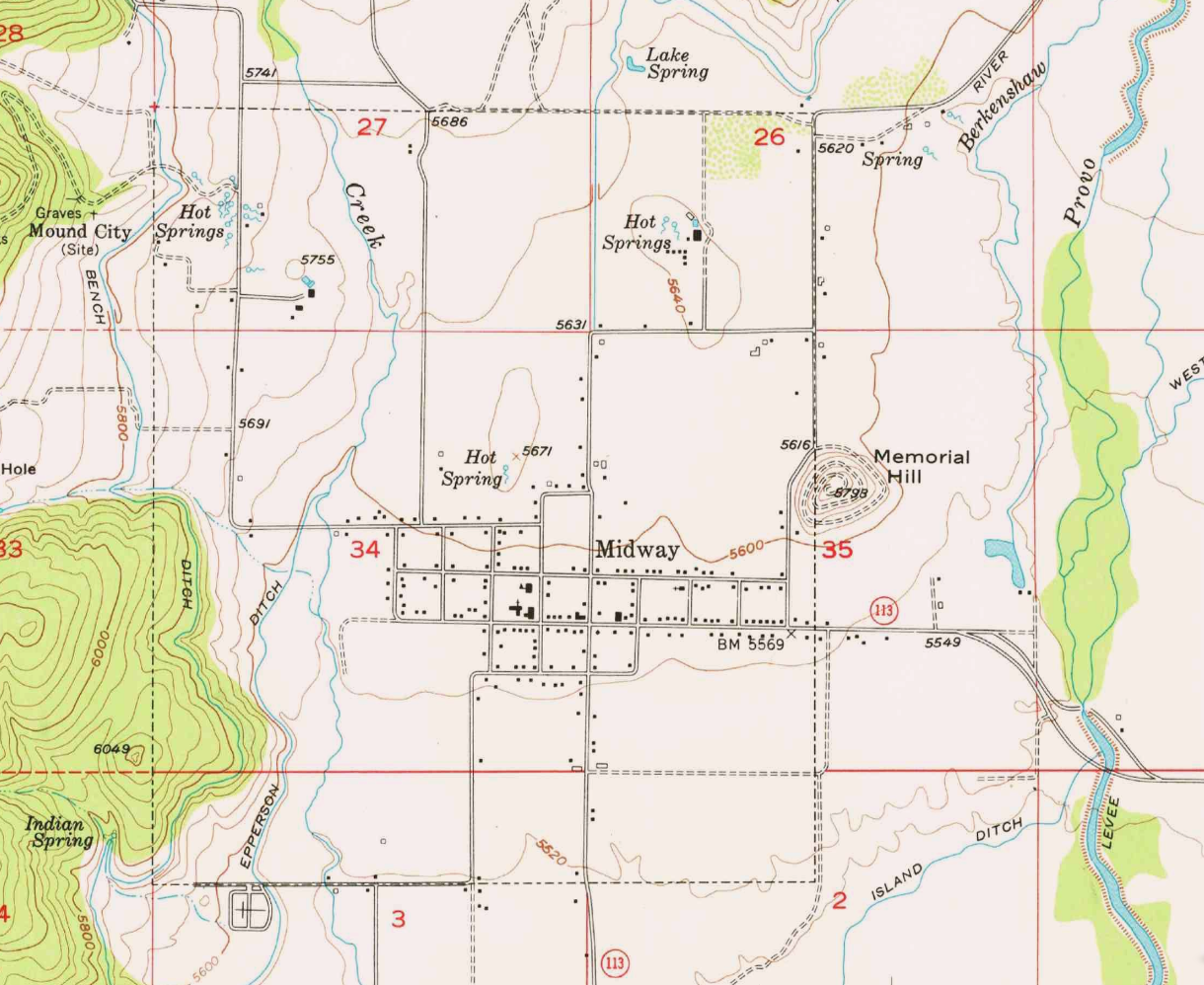 Utah Highways Midway area routes